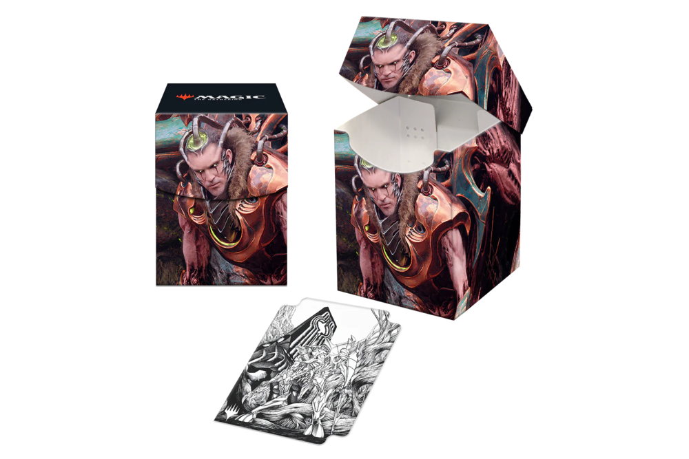 Bild von Ultra Pro - Phyrexia: All Will Be One 100+ Deck Box Lukka, Bound to Ruin