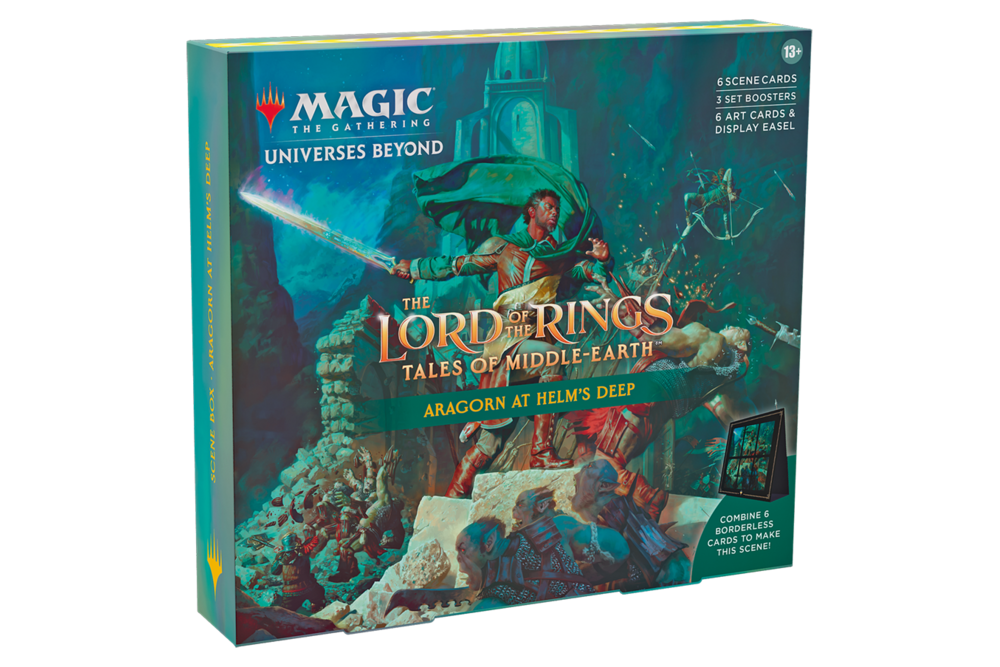 Bild von MTG - The Lord of the Rings: Tales of Middle-earth - Scene Box Aragorn at Helm's Deep