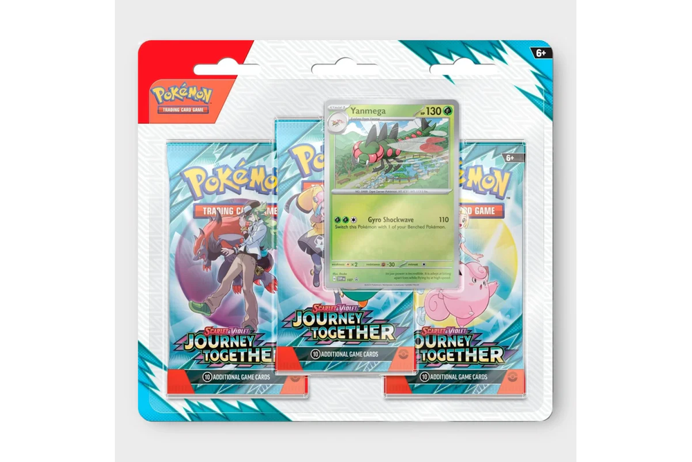 Bild von Pokémon Scarlet & Violet: Journey Together 3-Pack Blister Yanmega | English