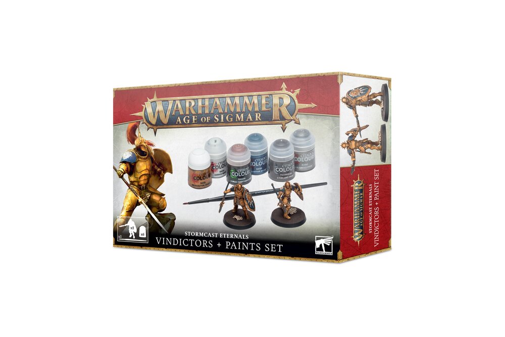 Bild von Warhammer Age of Sigmar: Stormcast Eternals - Vindictors + Paints Set English